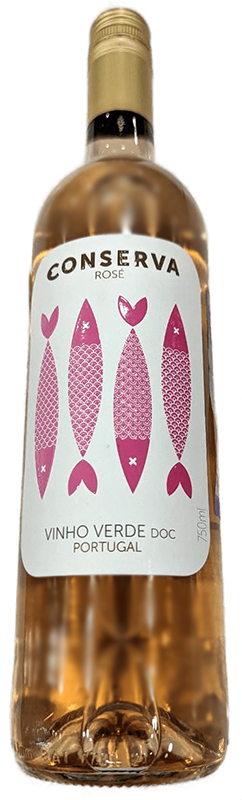 Вино ординарное CONSERVA Vinho Verde Rose / Консерва Винью Верде 2021г розовое полусухое креп 9,5%, емк 0,75л