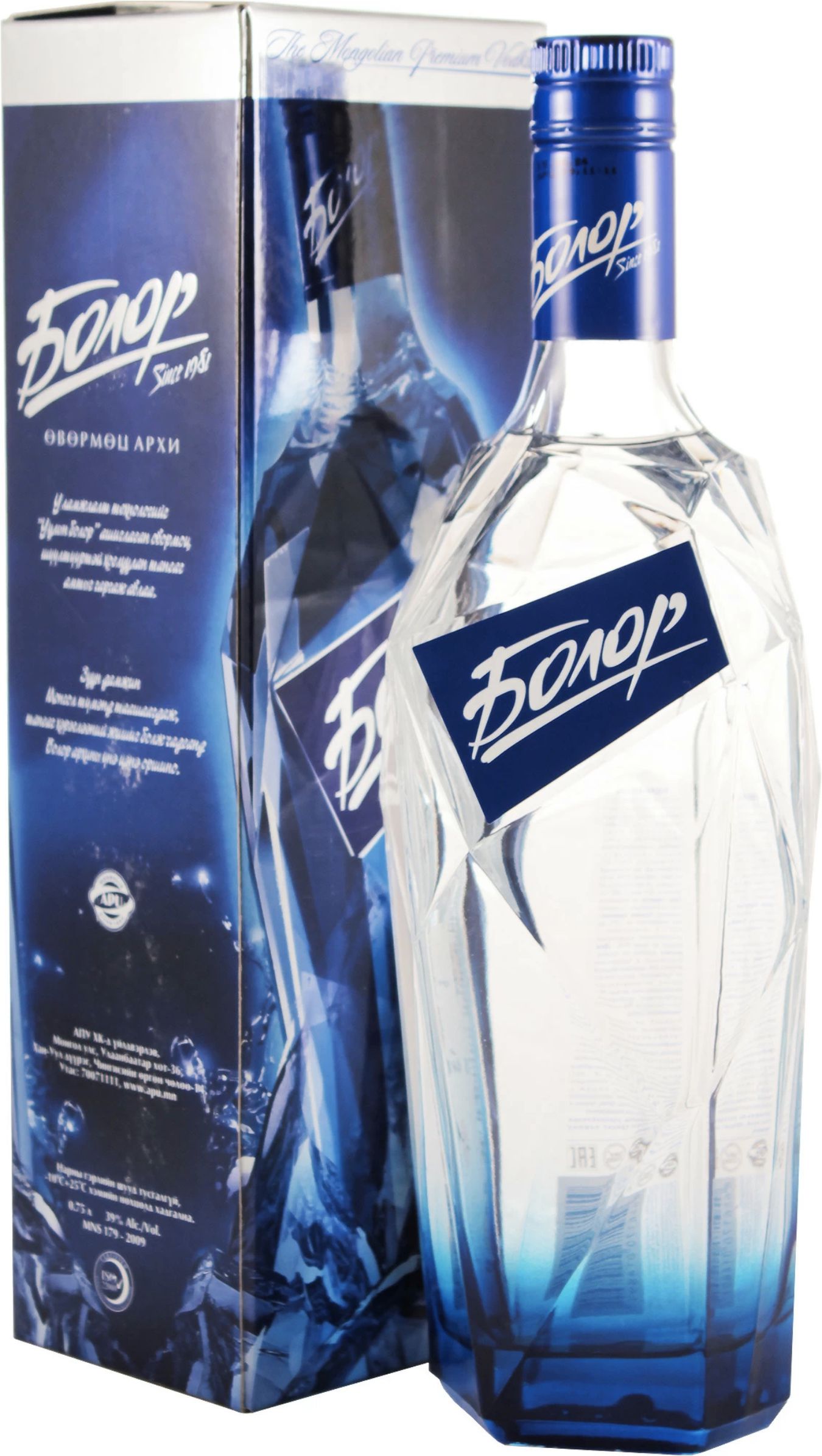 Водка Болор, 0.75 л