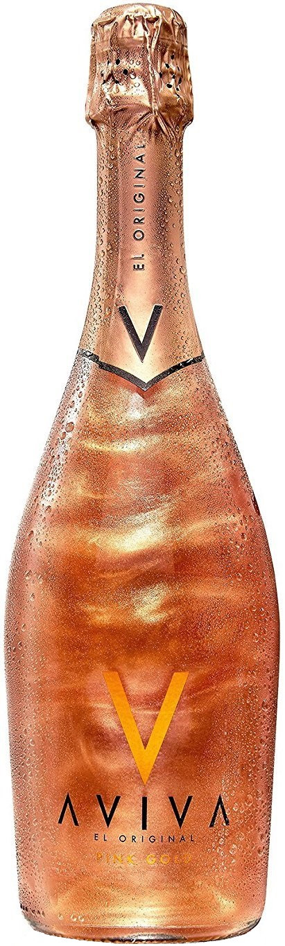 Винный напиток "Авива Пинк Голд", газированный сладкий, 0.75 л