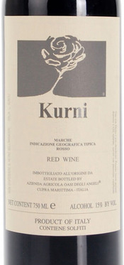 Этикетка Курни (Марке) 2014, 0.75 л, 14,0%, красное, полусладкое