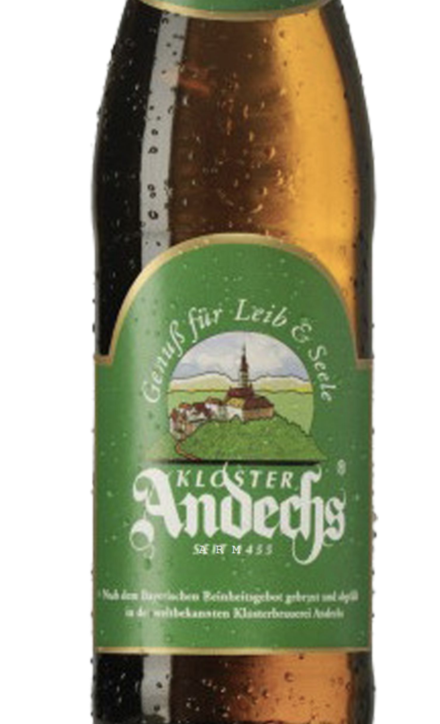 Этикетка Андекс Фольбир Хель Пиво Светлое Andechs Vollbier Hell 4,8% 0,5л