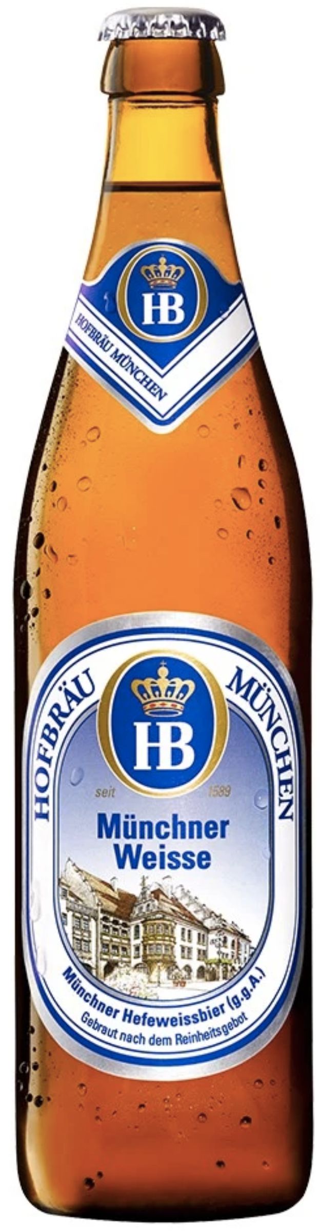 Пиво Хофброй Мюнхен Вайс, светлое пшеничное, 0.5 л