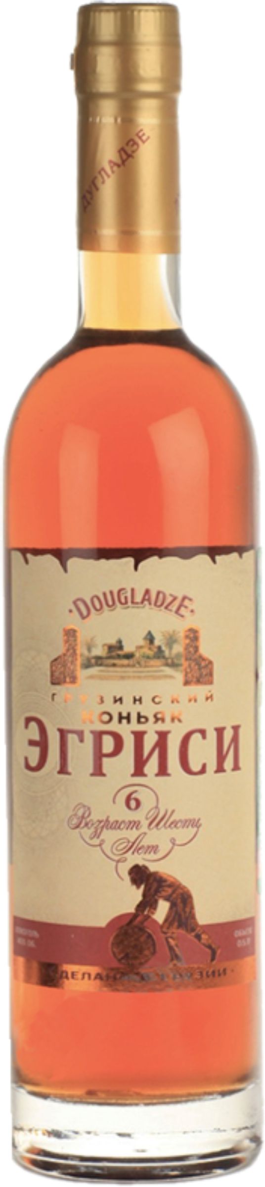 Коньяк Грузинский "ЭГРИСИ" 6 лет, 0.5 л - купить в Smart Wine Shop