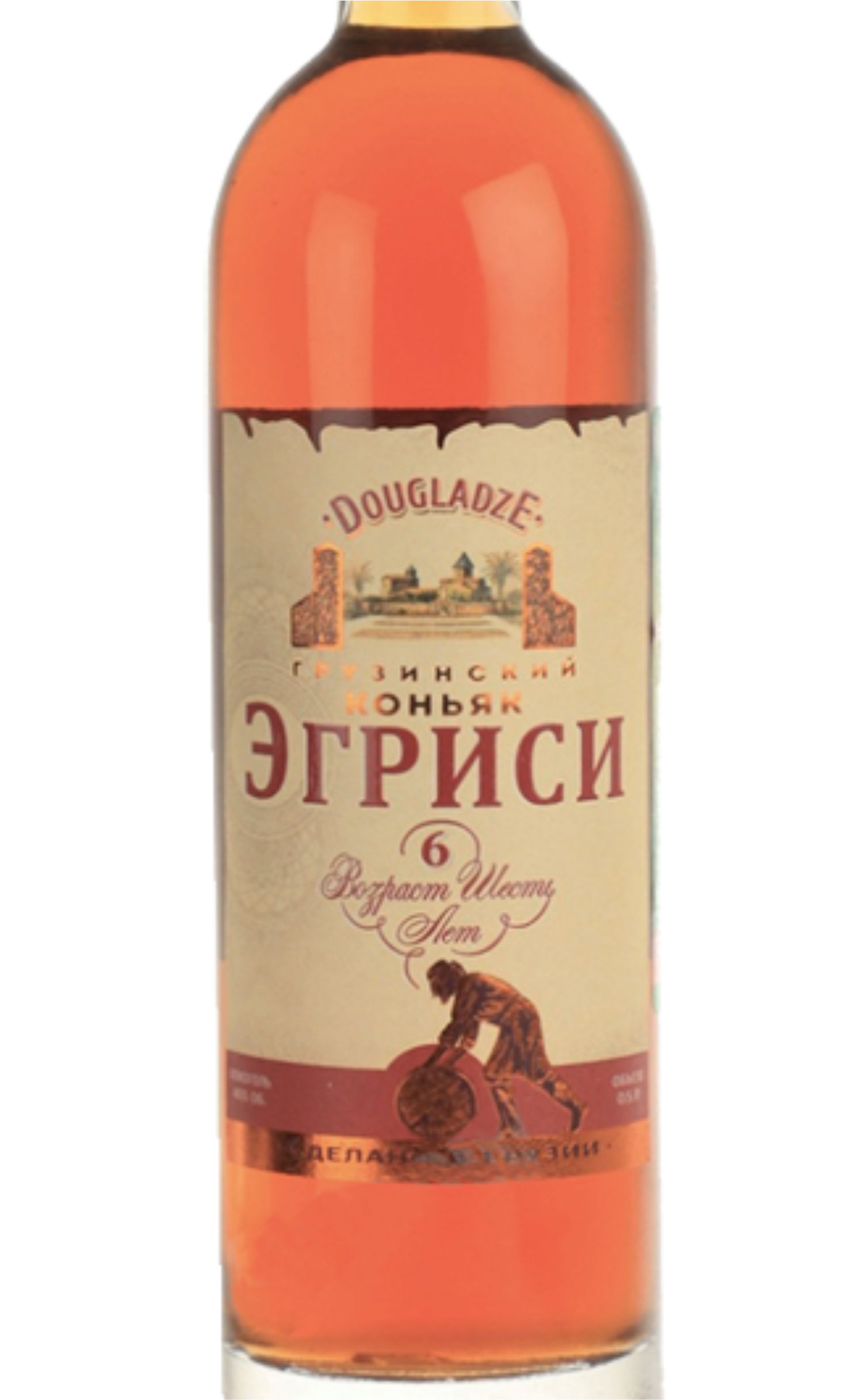 Коньяк Грузинский "ЭГРИСИ" 6 лет, 0.5 л - купить в Smart Wine Shop
