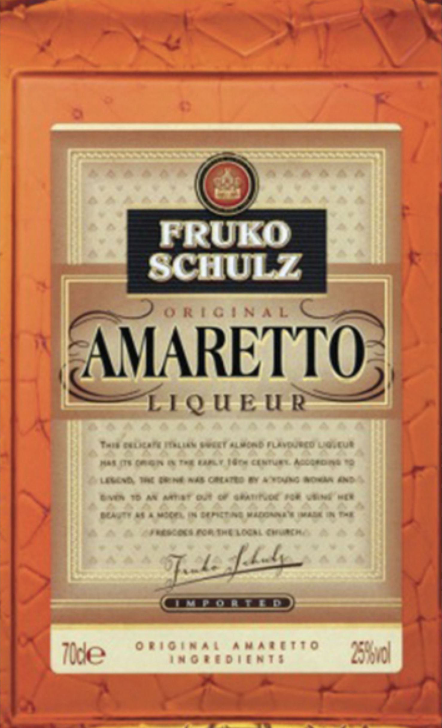 Фруко Шульц Амаретто 0,5л - купить в Smart Wine Shop